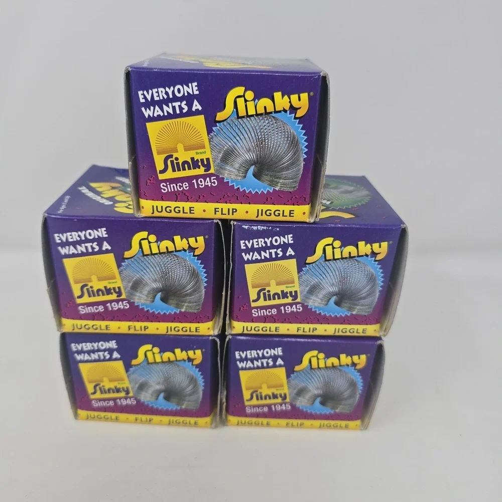 Slinky 2004 Original new in original sealed box lot of 5 great stocking stuffer!